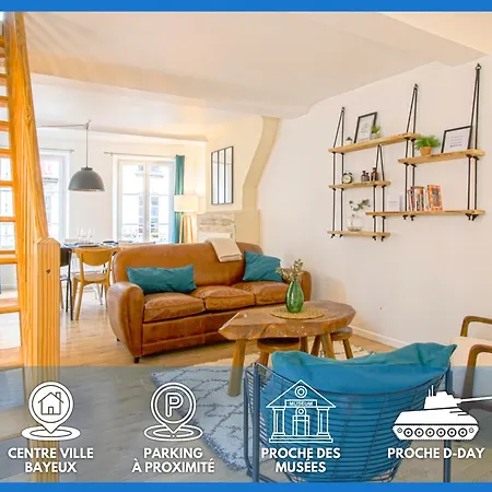 Grand Triplex Lumineux: Historic Retreat * Bayeux