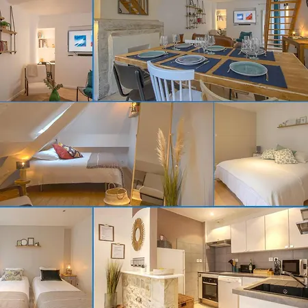 Freedom Grand Triplex Lumineux Decoration Contemporaine - Plein Centre Historique - Parking Gratuit A Proximite Proche Commerces Restaurants - Plages Du Debarquement * Bayeux